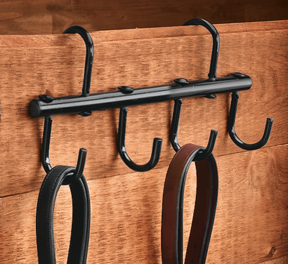 Collapsible 4-Hook Tack Rack