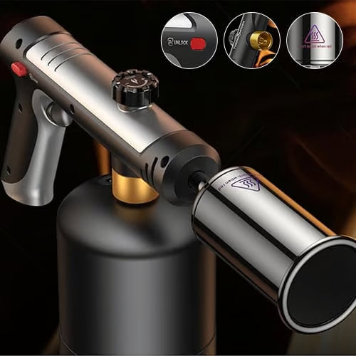 Aless™ Propane Torch | 3272°F Ultra Flame | Cyclonic-Flow Technology