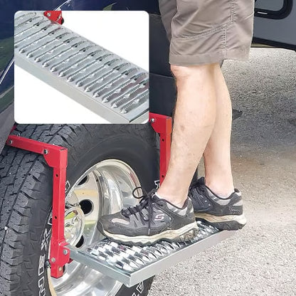 Heavy Duty Folding Tire Step