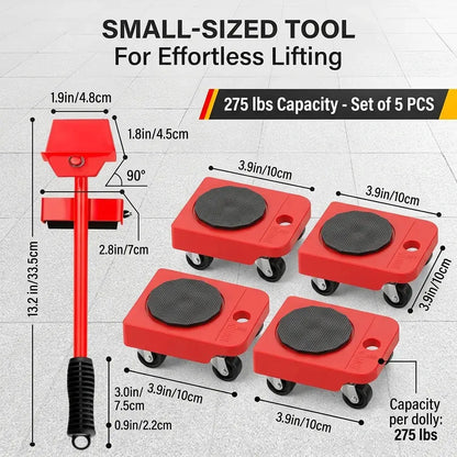 Efficient Moving Tool | One-stop moving solution, easy and time-saving moving essential. Powerful wheeled moving tool, solves moving problems with ease. Efficient moving tool suitable for home and office use.