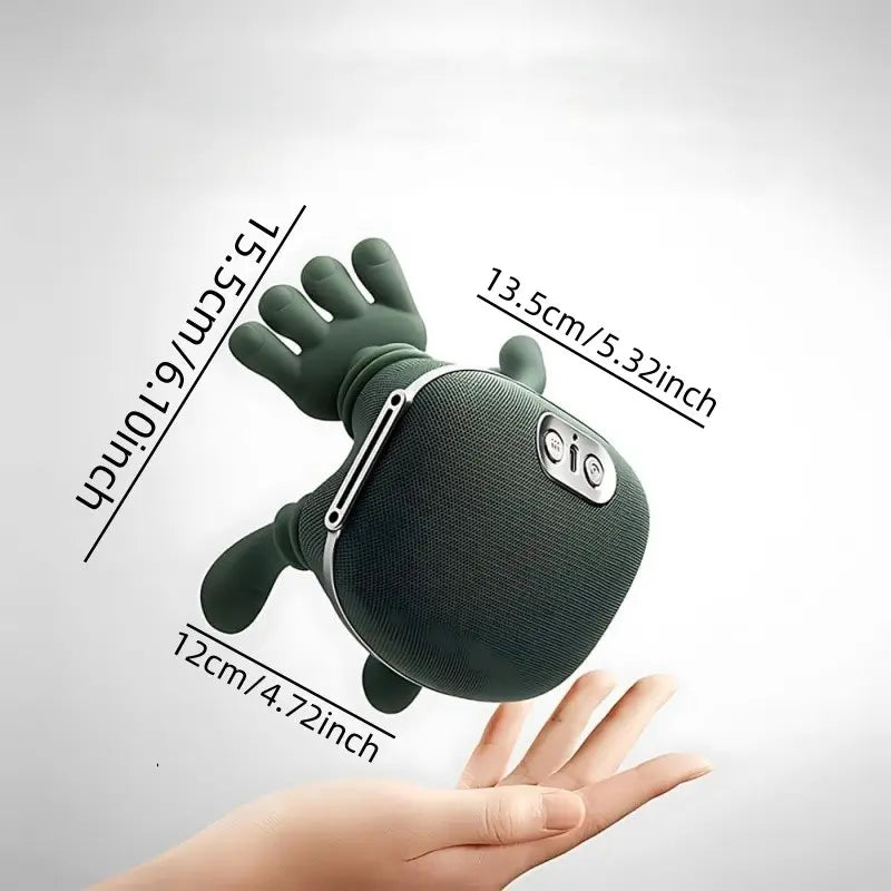 Bionic hand heating massage device, used for deep tissue pain relief, wireless portable electric finger pressure 4D kneading massage, simulates human hand, suitable for neck/shoulder/leg massage, ideal for home massage, Usb rechargeable massagers