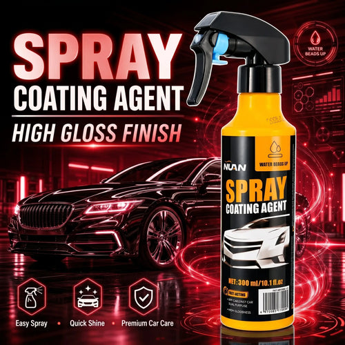 Car Ceramic Coating Spray – Paint Protection, Car Detailing, Easy Application, Long-Lasting Hydrophobic Formula, Gloss & Shine Booster