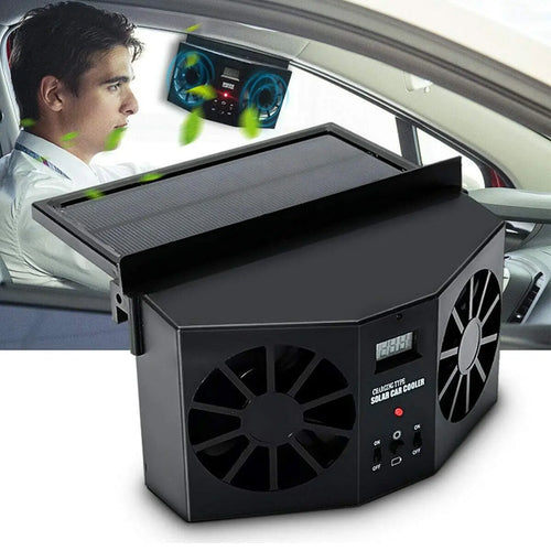 Dual Outlet Solar Car Vent Fan Auto Air Circulation Cooling Exhaust Fan For Vehicle,Exhaust Fan