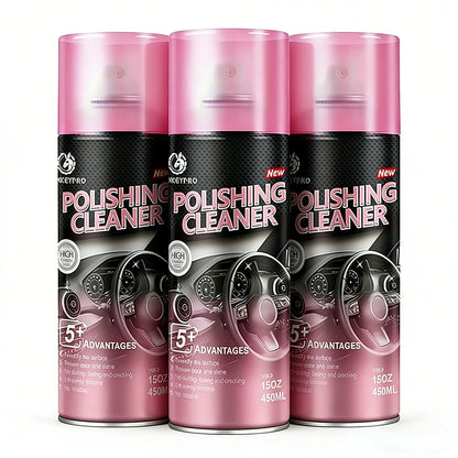 Car Interior Protectant Spray For Leahter and plastic One-Step Tire Shine Spray for Precise, Even Shine and Minimal Overspray ,15oz
