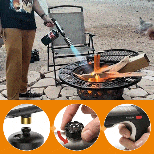 Aless™ Propane Torch | 3272°F Ultra Flame | Cyclonic-Flow Technology