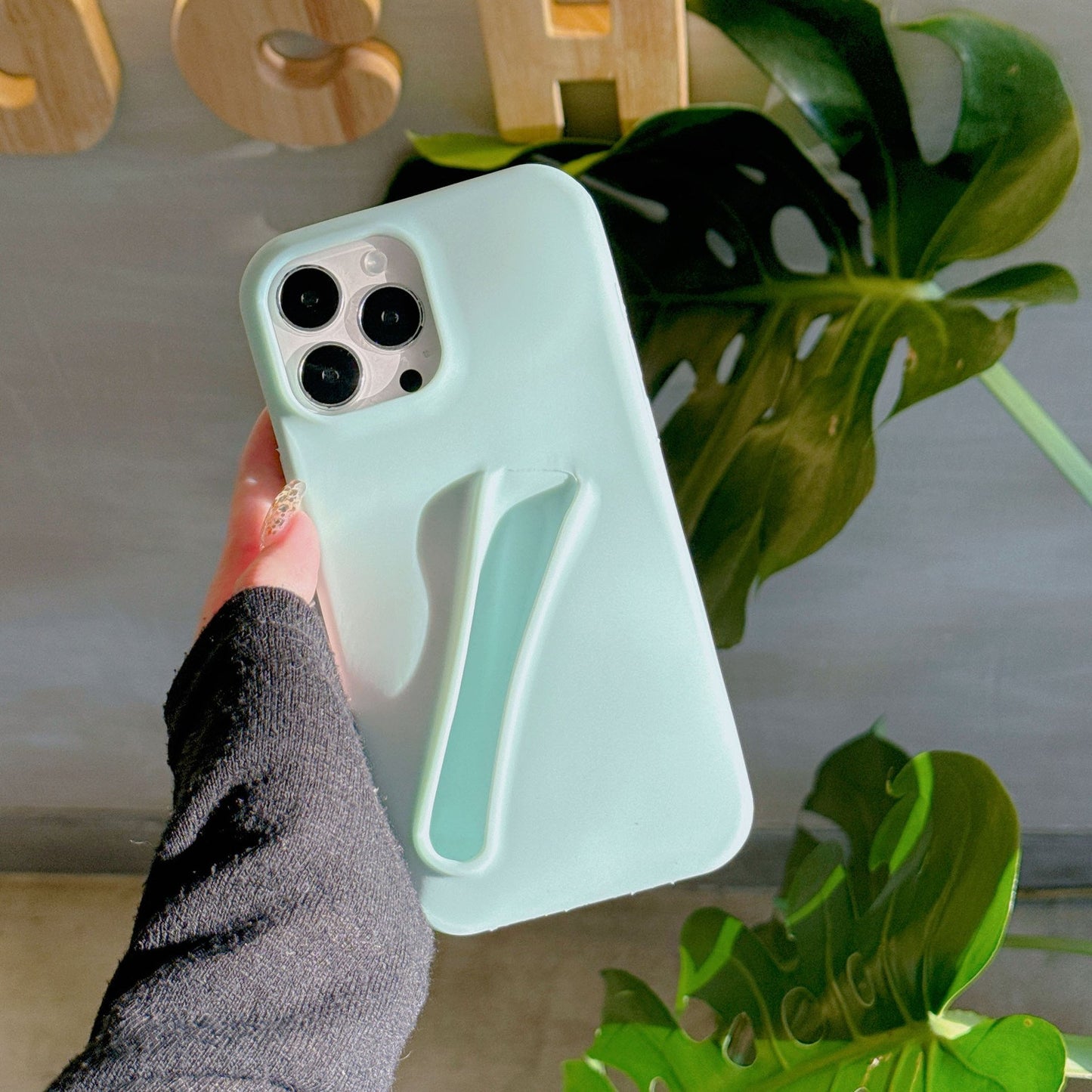 Lip gloss holder phonecase For Iphone