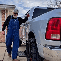 Heavy Duty Folding Tire Step