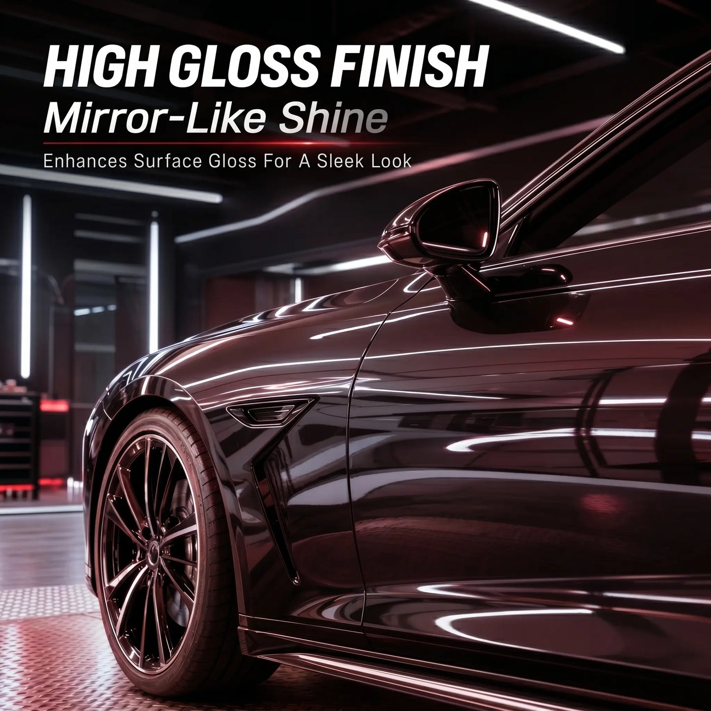 Car Ceramic Coating Spray – Paint Protection, Car Detailing, Easy Application, Long-Lasting Hydrophobic Formula, Gloss & Shine Booster