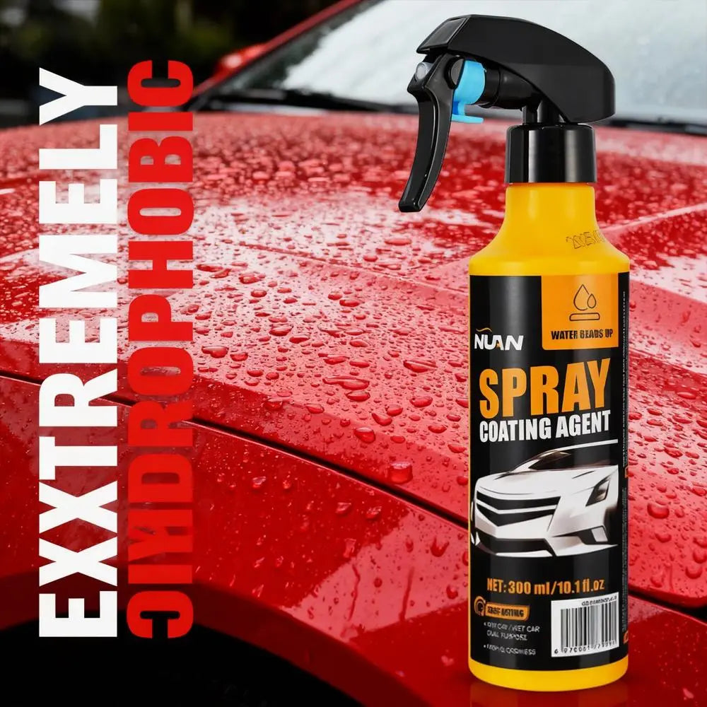 Car Ceramic Coating Spray – Paint Protection, Car Detailing, Easy Application, Long-Lasting Hydrophobic Formula, Gloss & Shine Booster