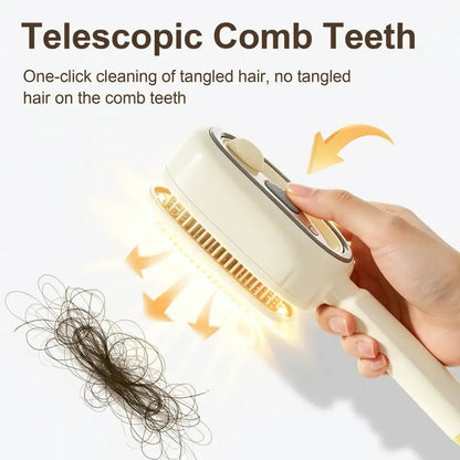 Electric Spray Air Cushion Massage Comb with Self-Cleaning, Anti-Tangle, Anti-Static, Volumizing Functions and Essential Oil Mist Aromatherapy Hair Care