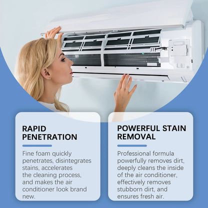 Air Conditioner Cleaner, Household Air Conditioner Hang-Up, Non-Dismantling, Odorless Descaling, Foam Air Conditioner Cleaning