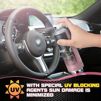 Car Interior Protectant Spray For Leahter and plastic One-Step Tire Shine Spray for Precise, Even Shine and Minimal Overspray ,15oz