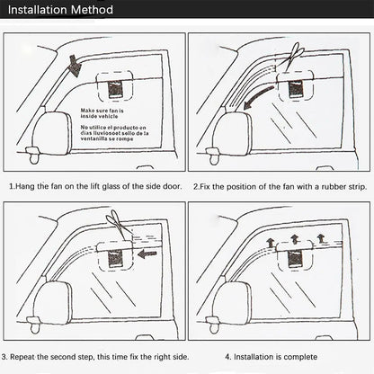 Dual Outlet Solar Car Vent Fan Auto Air Circulation Cooling Exhaust Fan For Vehicle,Exhaust Fan