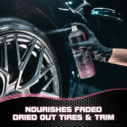 Car Interior Protectant Spray For Leahter and plastic One-Step Tire Shine Spray for Precise, Even Shine and Minimal Overspray ,15oz