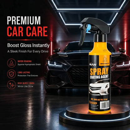 Car Ceramic Coating Spray – Paint Protection, Car Detailing, Easy Application, Long-Lasting Hydrophobic Formula, Gloss & Shine Booster
