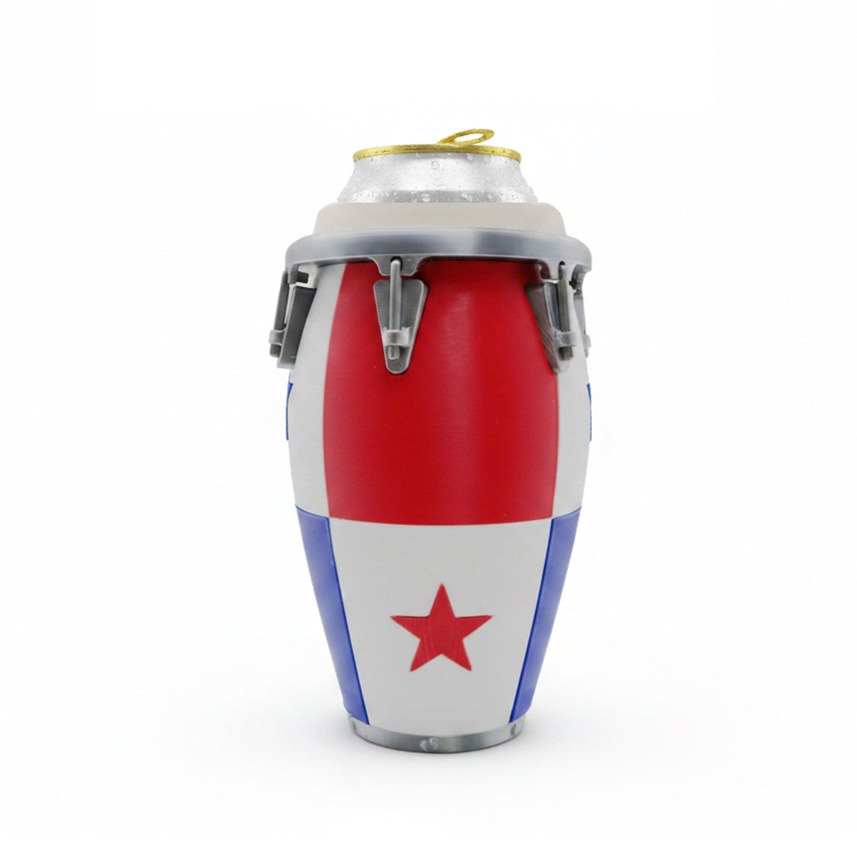 Conga Style Can Holder, 3D Printed 12oz Can Stand, Portable Drink Carrier, Unique Beverage Rack, Perfect for Parties and Festivals