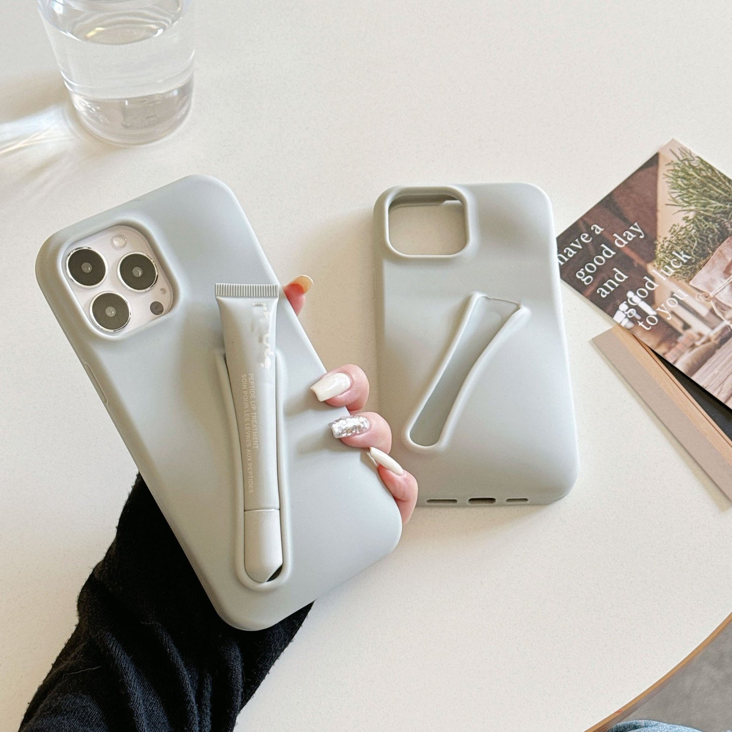 Lip gloss holder phonecase For Iphone