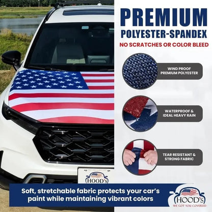 🎉Hot Sale 49% OFF🔥American Car Hood Flag🦅
