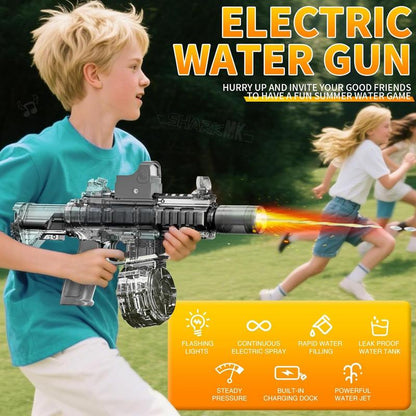 Automatic Electric Water Gun with High-Capacity Drum